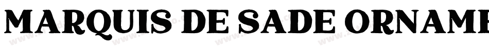 Marquis De Sade Ornaments字体转换